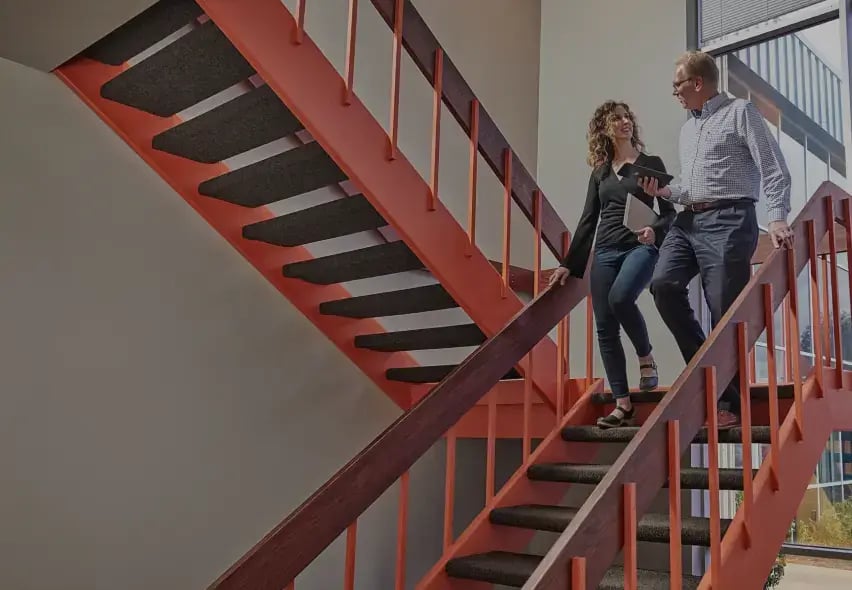Innovators Discuss on Stairs